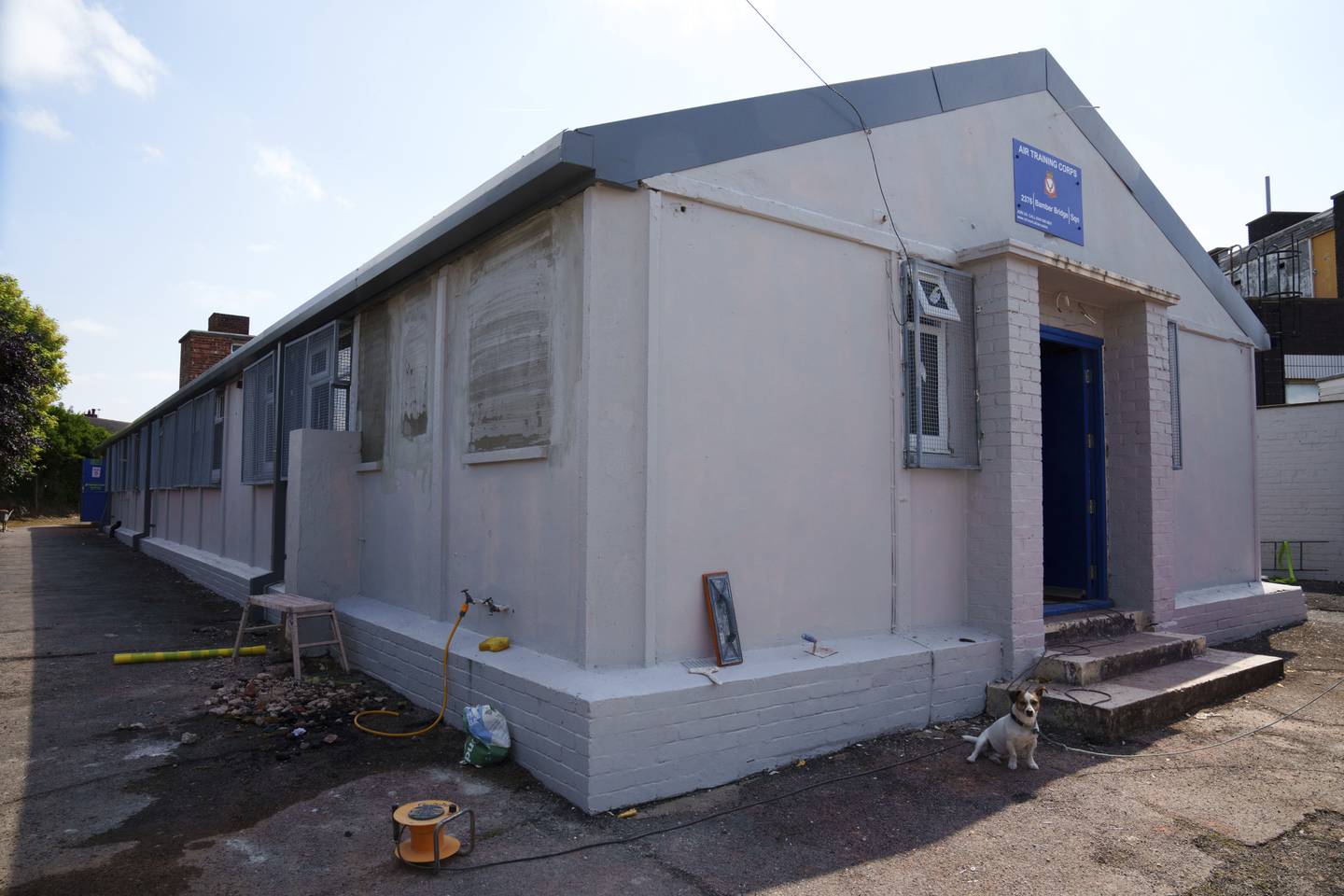 An Air Training Corps building is seen in Bamber Bridge near Preston, England, Wednesday, June 7, 2023.